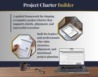 Project Charter Management System | Planning Framework | Scope & Timeline Template | PMO Tool | Project Initiation