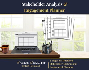 Stakeholder Engagement Management System | Analysis Framework | Communication Planning Tool | Change Management Template