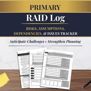 RAID Log Management System | Risk, Assumption, Issue, Dependency Tracker (PDF)