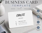 Editable Business Card Template for Designers