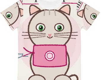Kids cotton crew neck t-shirt