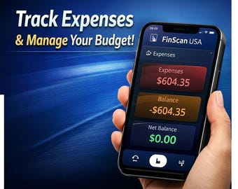 FinScan Receipt Scanner & Expense Tracker (Digital Product)