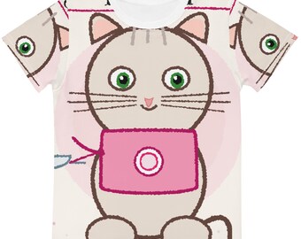 Kids cotton crew neck t-shirt