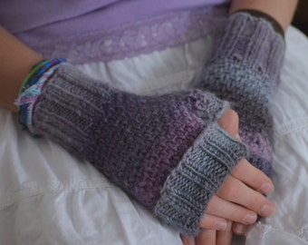 TOASTIES Knitting Pattern  - Adults Kids - Fingerless Mitts, Handwarmers PDF File