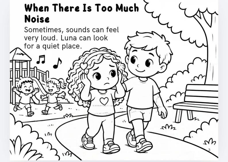 Coloring Book About Autism (for Children Ages 3 to 5) – English Edition ...