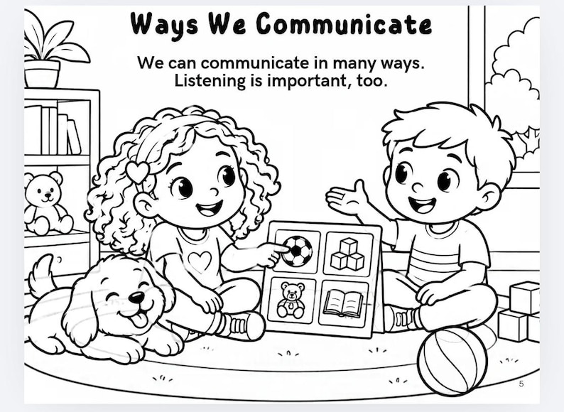 Coloring Book About Autism (for Children Ages 3 to 5) – English Edition ...