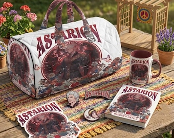 Sac de sport Astarion, sac de voyage Baldur's Gate 3, sac de week-end BG3, cadeau RPG vampire elfe, cabas Fantasy
