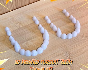 Toony Fursuit Teeth – 3D Printed Teeth Set for Fursuits