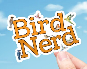 Bird Nerd Nature - Sticker | Water Resistant Vinyl Decal