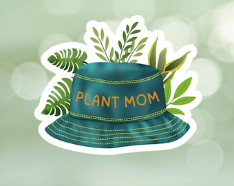 Plant Mom Plant Dad - Sticker | Water Resistant Vinyl Decal