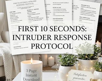 First 10 Seconds Intruder Response Protocol (Digital Download)