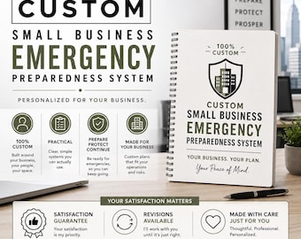 Custom Personalized Small Business Operational Preparedness & Continuity Framework™ | Guided Fill-In Business Planning System