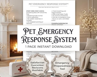 Pet Emergency Response System: Instant Download Guide for Pet Safety