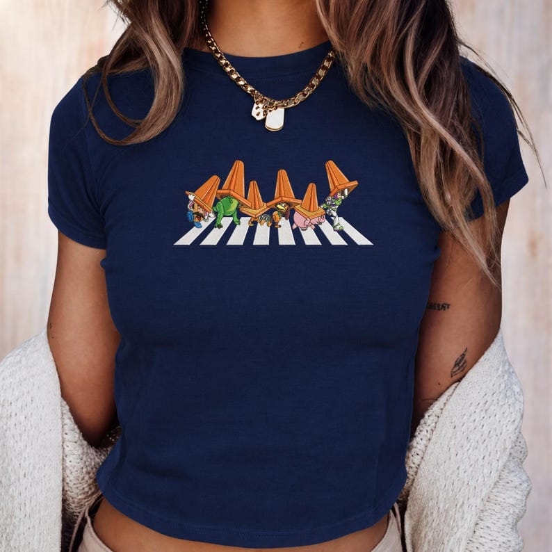 Toys Crossing Embroidered Baby Tee, Toy Story Shirt, Toy Story Character Shirt, Disney Family Trip Tee, Retro Disney Toy Story T shirt