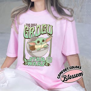 Vintage Disney Star Wars Grogu Shirt, Disney Baby Yoda Shirt, Retro Sci Fi Graphic Tee, Mandalorian Gift, Cute Fan Tee, Movie Lover