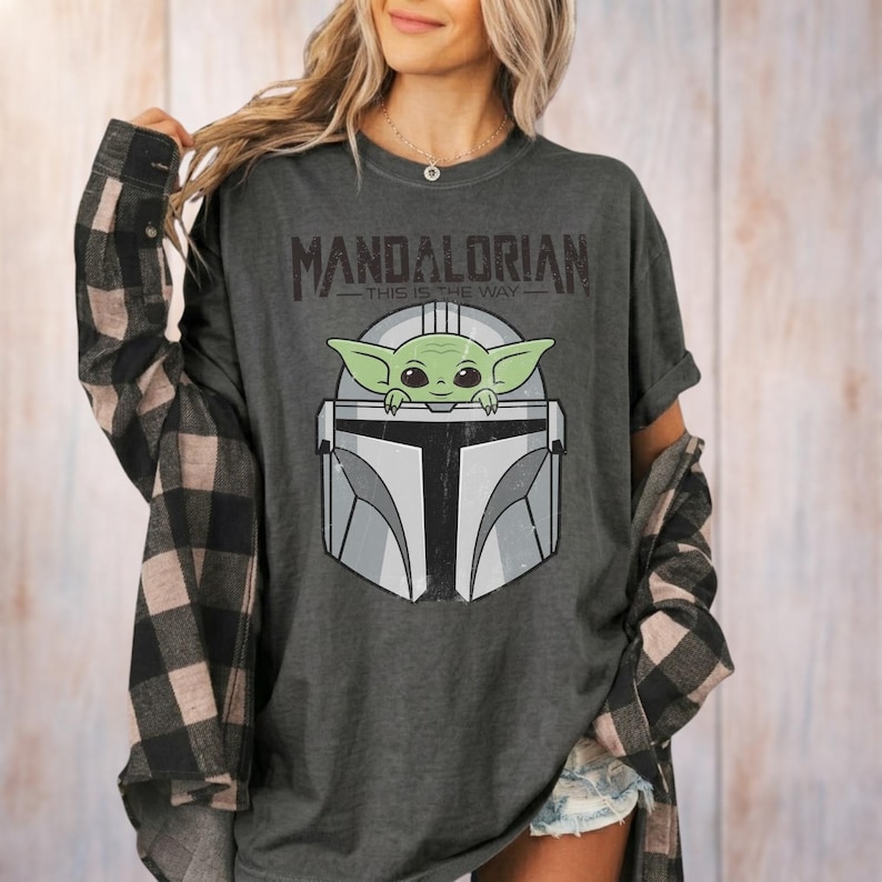 Mandalorian Grogu Shirt, Baby Yoda T Shirt, Star Wars This Is The Way Tee, Disneyland Family Trip Shirt, Father's Day Top, Gift For Dad