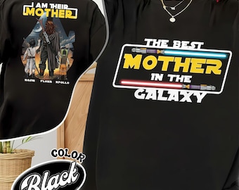 Custom Mom Disney Star Wars Comfort Colors Shirt, Disney Shirt, Matching Mom Kids Shirt, Disney Mom Shirt, Mother Day Tee Gift For Mom