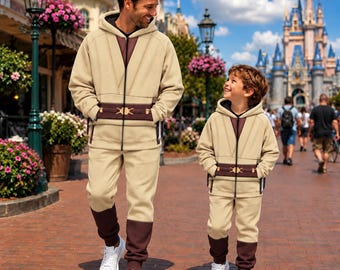 Obi Wan Kenobi Costume Hoodie Jogger, Star Wars Cosplay Hoodie, Movie Halloween Matching Family Shirts, Disney Theme Park Vacation Gift