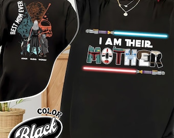 Custom Best Mom Ever Comfort Colors Shirt, Disney Star Wars Shirt, Matching Mom Kids Shirt, Disney Mom Shirt, Mother Day Gift For Mom