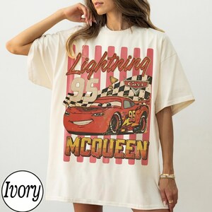 Vintage Lightning McQueen Comfort Colors Shirt, Disney Pixar Cars Shirt, Retro McQueen Graphic Tee,Disney Family Vacation Trip Top 2026