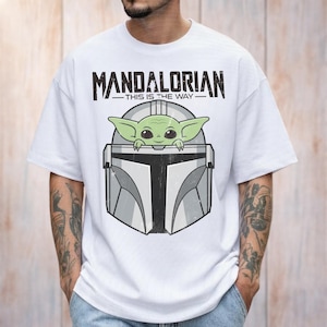 Mandalorian Grogu Shirt, Baby Yoda T Shirt, Star Wars This Is The Way Tee, Disneyland Family Trip Shirt, Father's Day Top, Gift For Dad