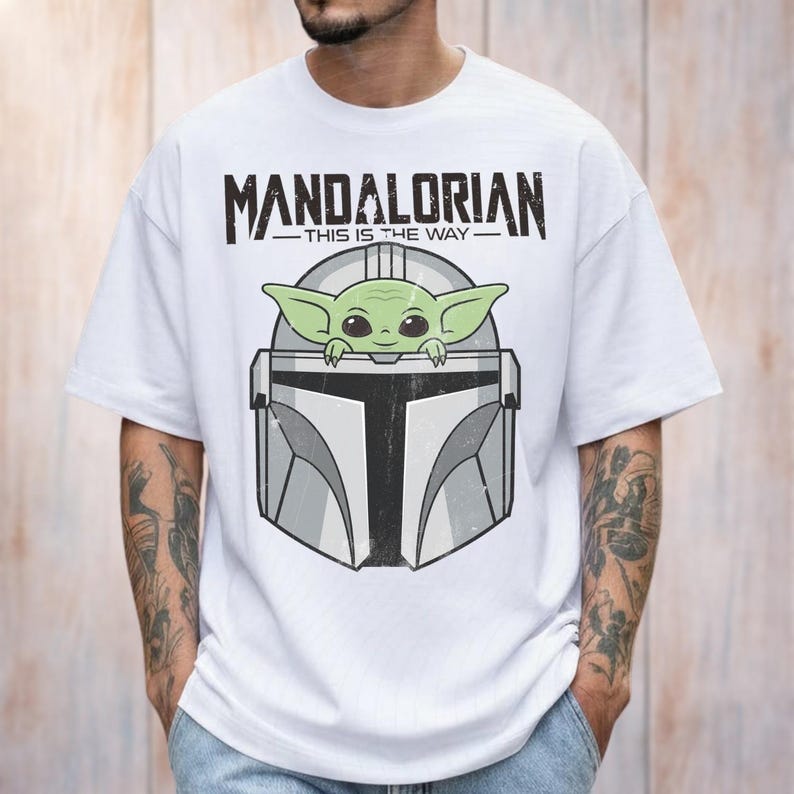 Mandalorian Grogu Shirt, Baby Yoda T Shirt, Star Wars This Is The Way Tee, Disneyland Family Trip Shirt, Father's Day Top, Gift For Dad