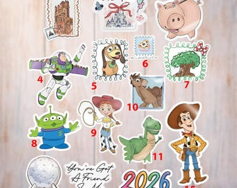 Vintage Toy Story Disneyworld Sticker, Toy Story Sticker, Walt Disney World Sticker, Disney 2026 Trip Gifts, Disney Vacation Sticker