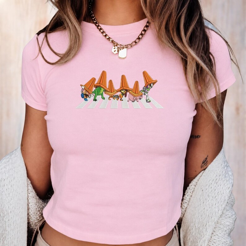 Toys Crossing Embroidered Baby Tee, Toy Story Shirt, Toy Story Character Shirt, Disney Family Trip Tee, Retro Disney Toy Story T shirt