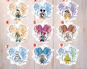 Disney Sticker, Mickey Friends Sticker, Toy Story Sticker, Star Wars Sticker, Disney Princess, Disney World, Disneyland Vacation 2026