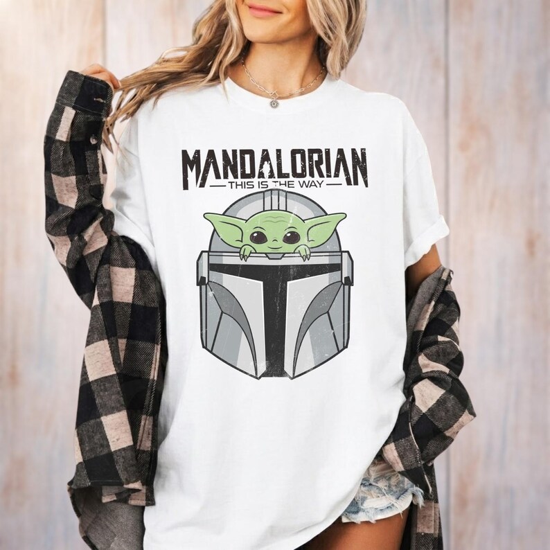 Mandalorian Grogu Shirt, Baby Yoda T Shirt, Star Wars This Is The Way Tee, Disneyland Family Trip Shirt, Father's Day Top, Gift For Dad