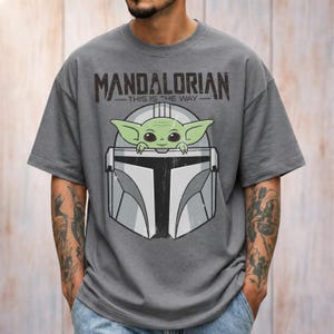 Mandalorian Grogu Shirt, Baby Yoda T Shirt, Star Wars This Is The Way Tee, Disneyland Family Trip Shirt, Father's Day Top, Gift For Dad