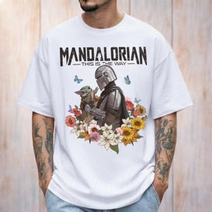 The Mandalorian And Grogu Shirt, Baby Yoda T Shirt, Star Wars This Is The Way Tee, Disneyland Family Trip, Father's Day Gift For Dad