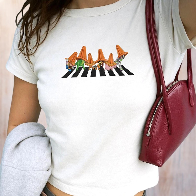 Toys Crossing Embroidered Baby Tee, Toy Story Shirt, Toy Story Character Shirt, Disney Family Trip Tee, Retro Disney Toy Story T shirt