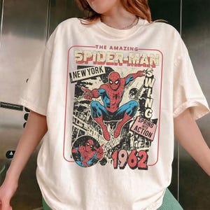Vintage Amazing Spider Man Shirt, Retro Marvel Comics Cover Tee, MCU Fan Gift, Spiderman Graphic Shirt, Marvel Shirt, Gift For Him Her