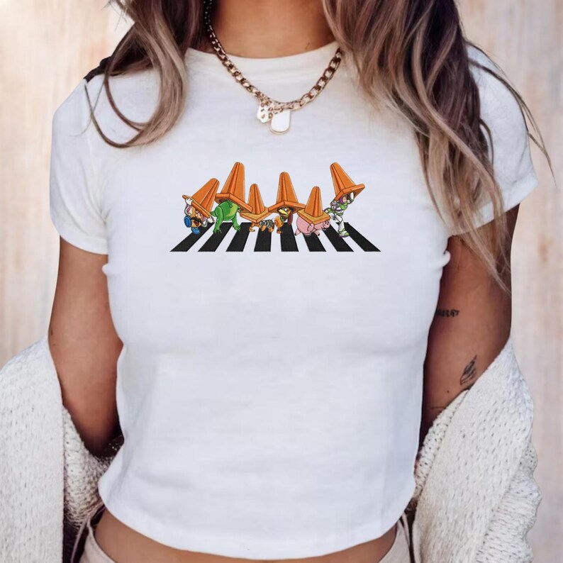 Toys Crossing Embroidered Baby Tee, Toy Story Shirt, Toy Story Character Shirt, Disney Family Trip Tee, Retro Disney Toy Story T shirt