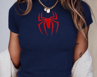 Spiderman Brand New 2026 Baby Tee, Spider logo Baby tee, Super Hero Avenger Matching Tee, WDW Trip Matching Vacation, WDW Spiderman