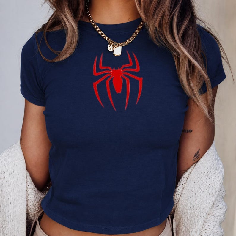 Spiderman Brand New 2026 Baby Tee, Spider logo Baby tee, Super Hero Avenger Matching Tee, WDW Trip Matching Vacation, WDW Spiderman