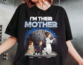 I'm Their Mother Comfort Colors Shirt, Disney Star Wars Shirt, Matching Mom Kids Shirt, Disney Mom Shirt, Mother Day Tee Gift For Mom