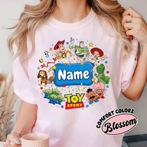 Custom Name Toy Story 5 Movie Shirt, Lilypad Buzz Lightyear Woody Jessie Shirt, Toy Story Land Tee, You've Got a Friend In Me Shirt