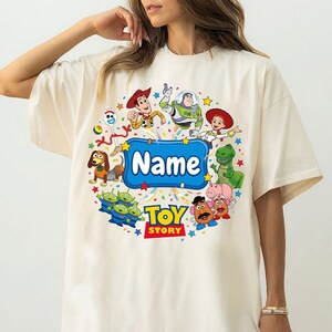 Custom Name Toy Story 5 Movie Shirt, Lilypad Buzz Lightyear Woody Jessie Shirt, Toy Story Land Tee, You've Got a Friend In Me Shirt