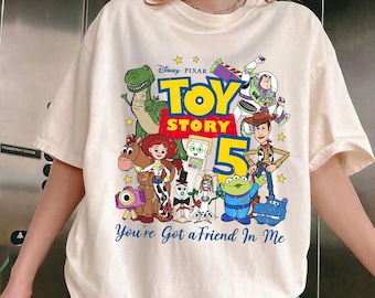 Camiseta retro de Toy Story de 1995, camiseta de Woody y Buzz del Pixar Fest, camiseta "Tienes un amigo en mí", camiseta de Walt Disneyworld, camiseta para viajar a Disneyland.