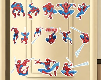 Vintage Spider Man Brand New Day Magnet, Spiderman Marvel Magnet, Tom Holland Spidey Door Magnet, MCU Avengers Spiderman Magnet Fridge