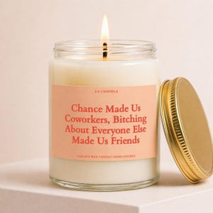 Coworker Candle, Chance Made Us Coworkers, Favorite Coworker Present, Work Best Friend Gift, Work Friend Leaving Job, Coworkers Funny Gift