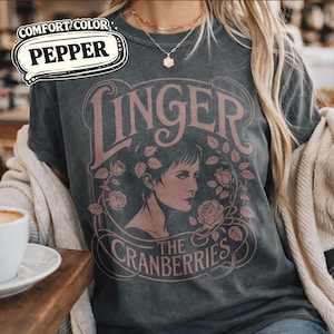 Comfort Colors Linger The Cranberries Band Tee, Vintage Music Graphic Shirt