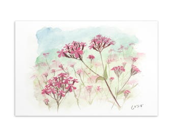 Meine Reise 004 – Japan Reise Aquarell Postkarte 4x6 – KawaraNoHana