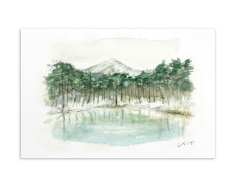 Reise 030 – Japan Reise Aquarell Postkarte 10x15 – RuriIke