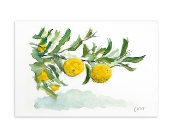Meine Reise 009 – Japan Reise Aquarell Postkarte 10x6 – YuzuMogiri