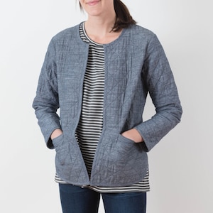 Tamarack Jacket - Women’s Quilted Coat PDF Sewing Pattern - Sizes 0-18