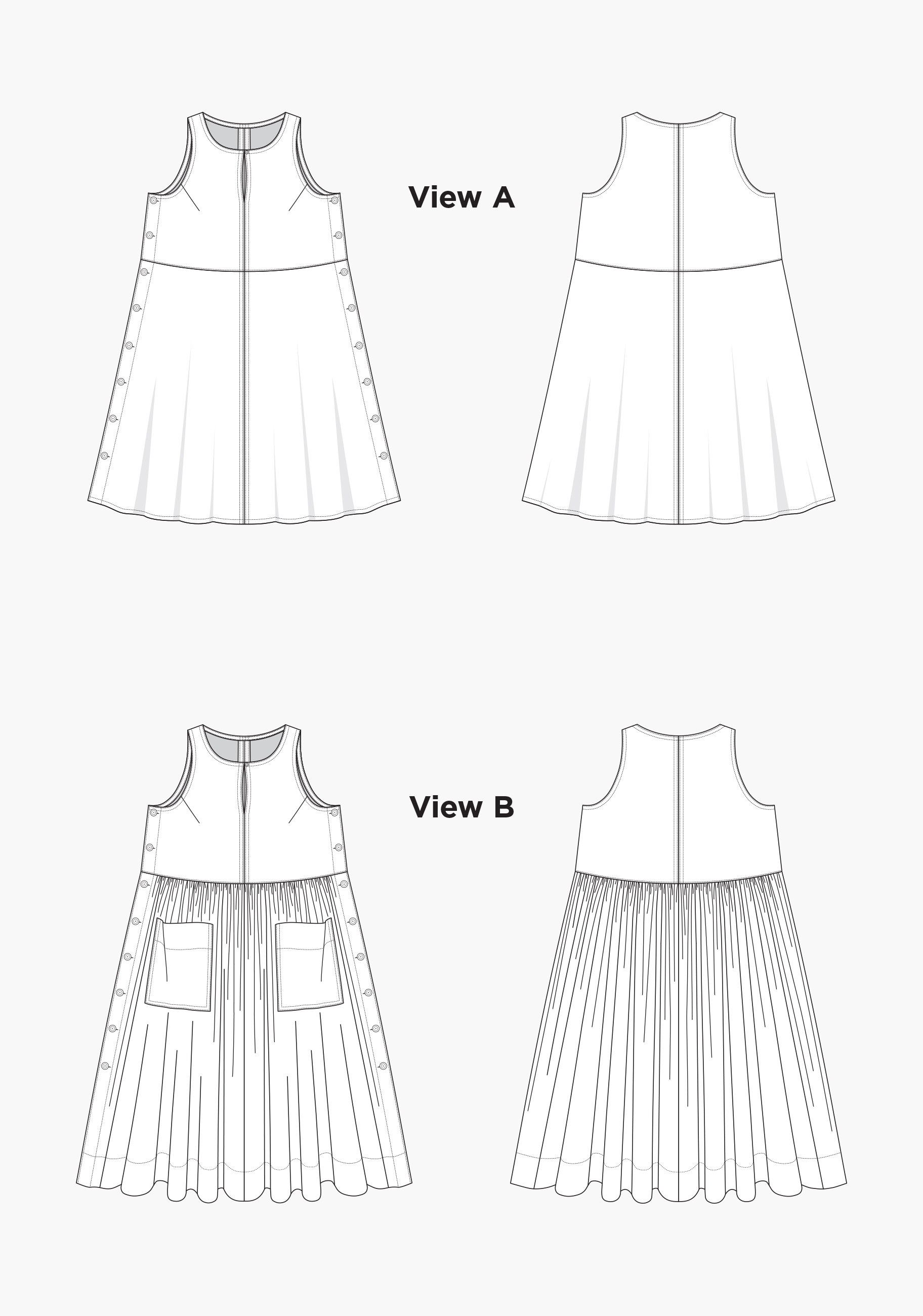 Austin Dress - Women's PDF Sewing Pattern - Sizes 0-18 - Etsy