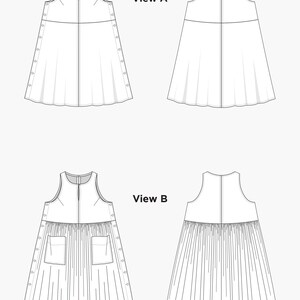 Austin Dress - Women's PDF Sewing Pattern - Sizes 14-32 - Etsy